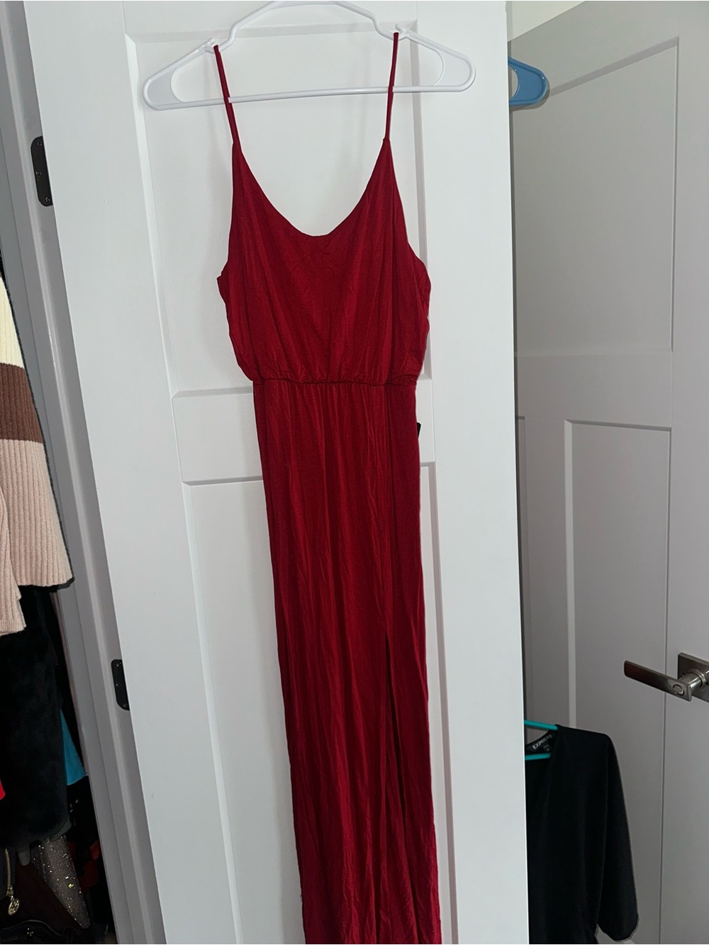 Lulus Red Sleeveless Maxi Dress NWT | Size Small | Formal Wedding Guest